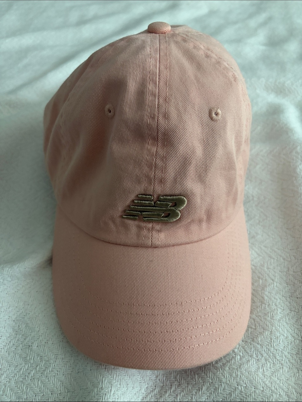 New Balance Blush Pink Dad Hat with Embroidered NB
